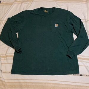 Carhartt Original Fit Long Sleeve Pocket Shirt Size Large